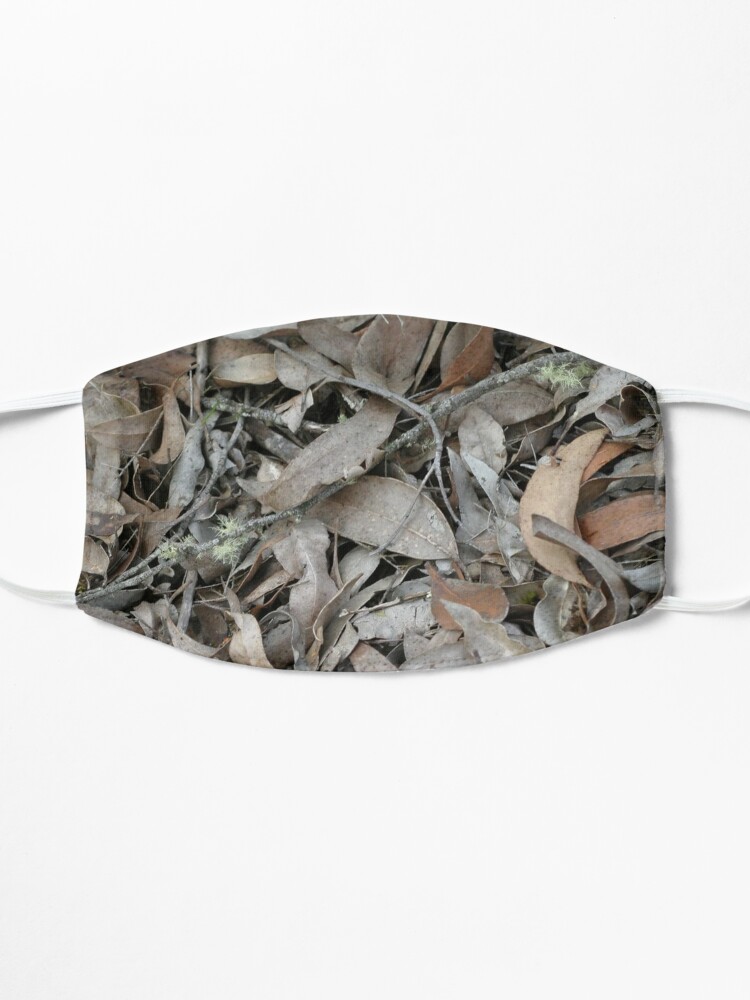 Alternate view of Dry Eucalyptus Leaves in Australian Bush Mask
