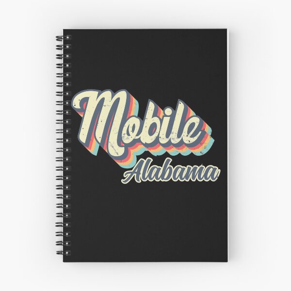 Item preview, Mobile City Alabama Retro Vintage 70s rainbow designed and sold by Teelogic.