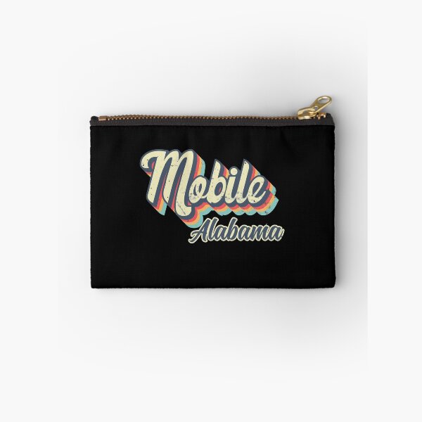 Item preview, Mobile City Alabama Retro Vintage 70s rainbow designed and sold by Teelogic.