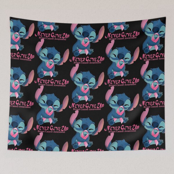 Item preview, Stitch Never Give Up breast cancer awareness  designed and sold by elenega.