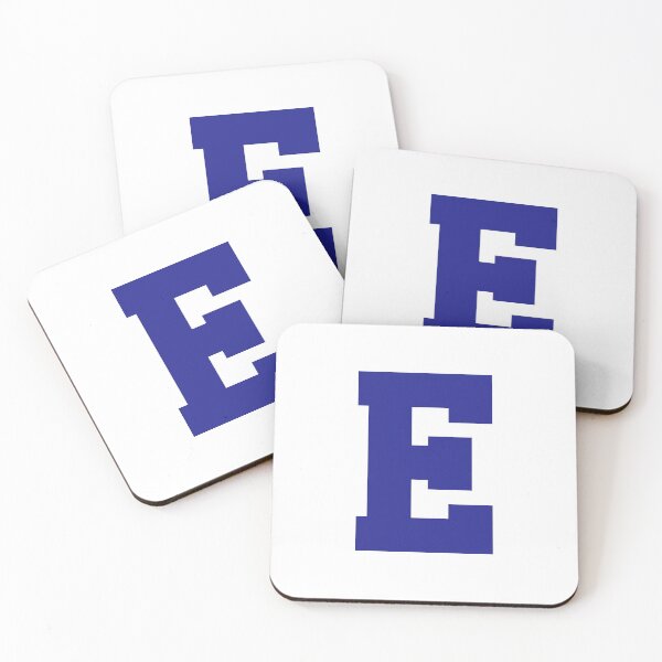 Item preview, Alphabet, Blue E, Sports letter E designed and sold by TheCultStuff.