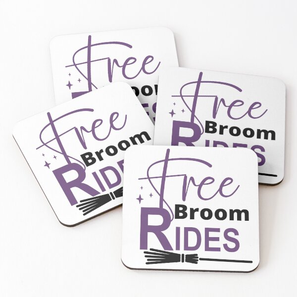 Item preview, Free Broom Rides. Funny Witchy Halloween Saying For The Witches. designed and sold by That Cheeky Tee.