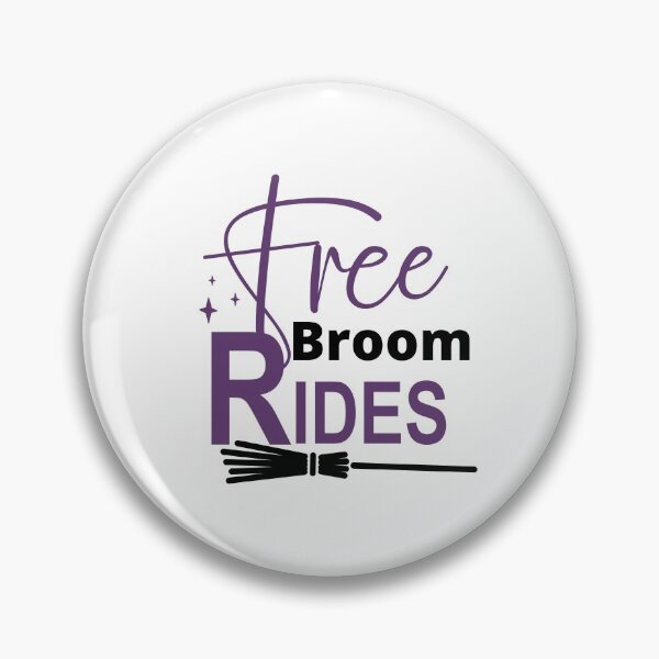 Item preview, Free Broom Rides. Funny Witchy Halloween Saying For The Witches. designed and sold by That Cheeky Tee.