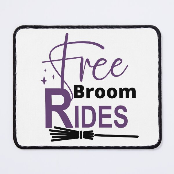 Item preview, Free Broom Rides. Funny Witchy Halloween Saying For The Witches. designed and sold by That Cheeky Tee.