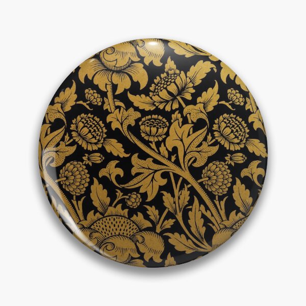 Item preview, Vintage Golden Botanical Pattern designed and sold by EVERTEESLOVER.