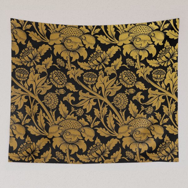 Artikelvorschau, Vintage Golden Botanical Pattern entworfen und verkauft von EVERTEESLOVER.