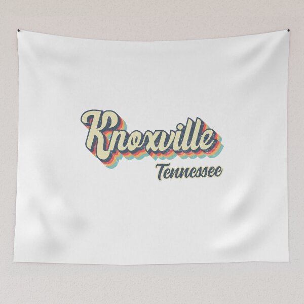 Item preview, Knoxville City Tennessee Retro Vintage 70s rainbow designed and sold by Teelogic.