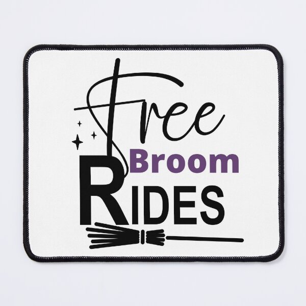 Item preview, Free Broom Rides. Funny Witchy Halloween Saying For The Witches. designed and sold by That Cheeky Tee.