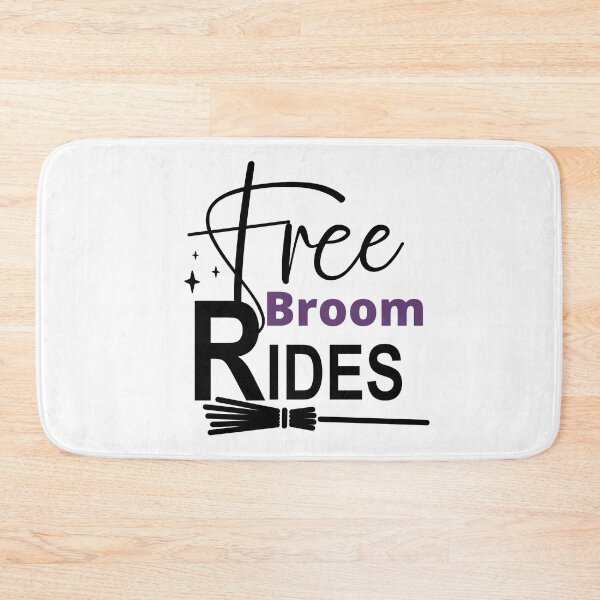 Item preview, Free Broom Rides. Funny Witchy Halloween Saying For The Witches. designed and sold by That Cheeky Tee.