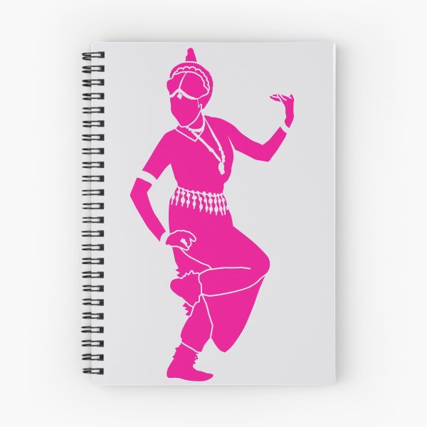 Item preview, Pink Bhangra dancer designed and sold by Anne Cakebread.