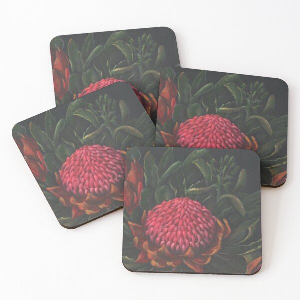 Item preview, Handpainted Waratah ~ Australian Flora designed and sold by Violet Grant.