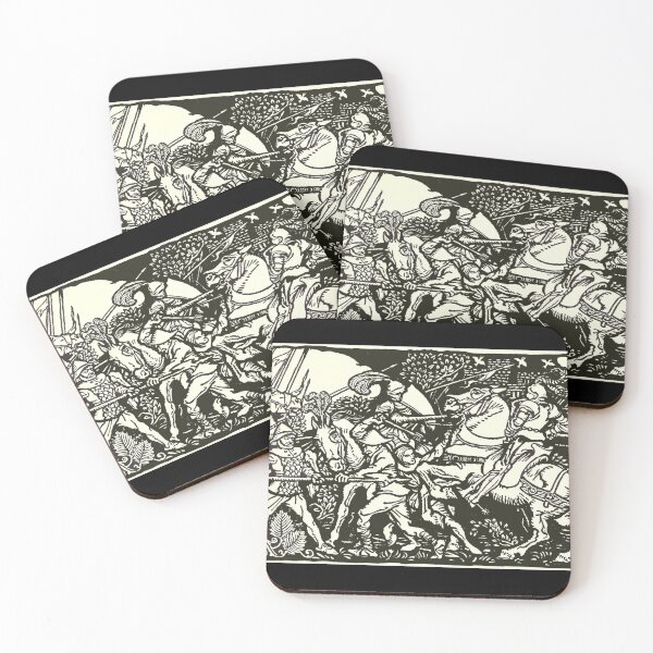 Item preview, Copy of Arthur Rackham- Battle of King Arthur designed and sold by Dreamflight.