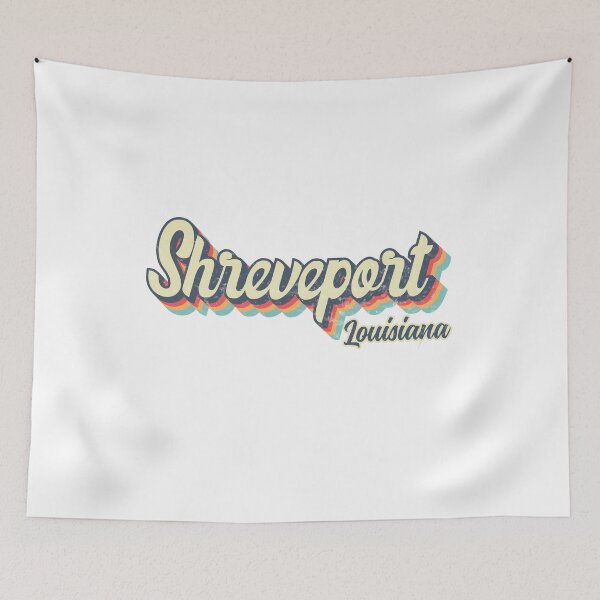 Item preview, Shreveport city Louisiana Retro Vintage 70s rainbow designed and sold by Teelogic.