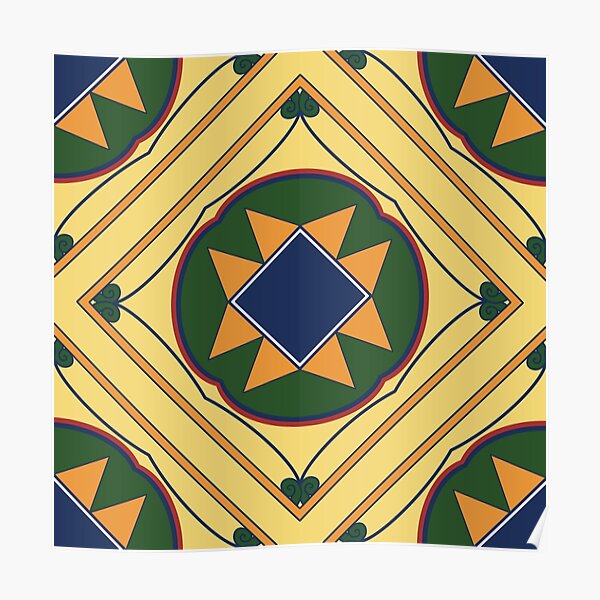 Lovely Ethnic Pattern Poster