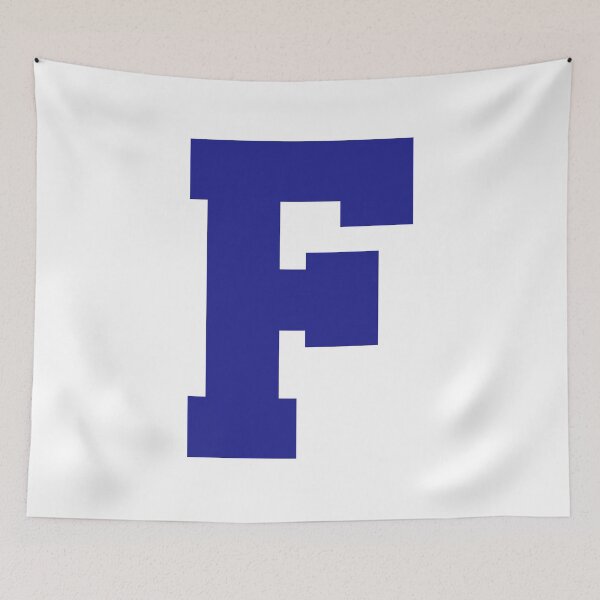 Item preview, Alphabet, Blue F, Sports letter F designed and sold by TheCultStuff.