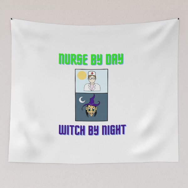Item preview, Nurse by day witch by night  designed and sold by Quirknmore.