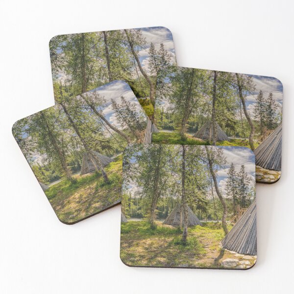 Item preview, Ankerede Lavvu Huts designed and sold by DiFigianoPhoto.