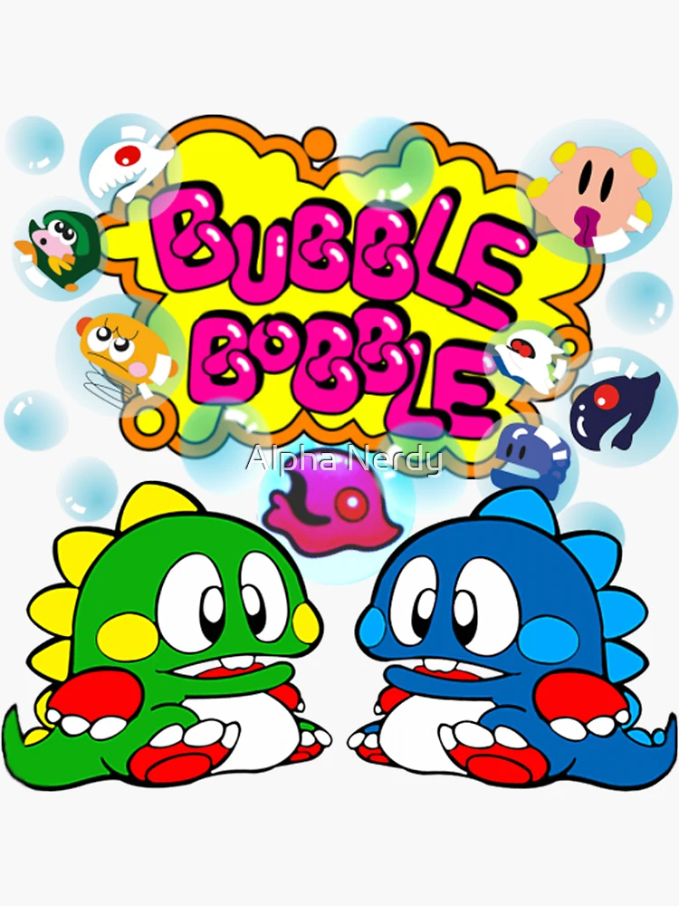 Bubble Bobble Retro | Sticker