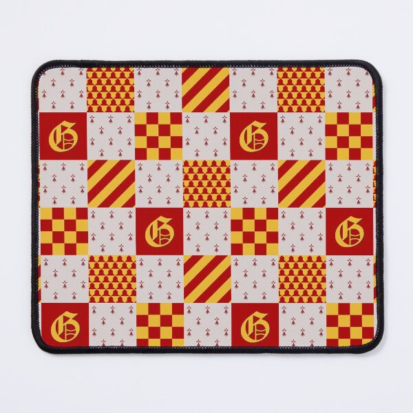 Item preview, Medieval Red Yellow Vair Ermine Heraldic Pattern designed and sold by Digital Homestead.