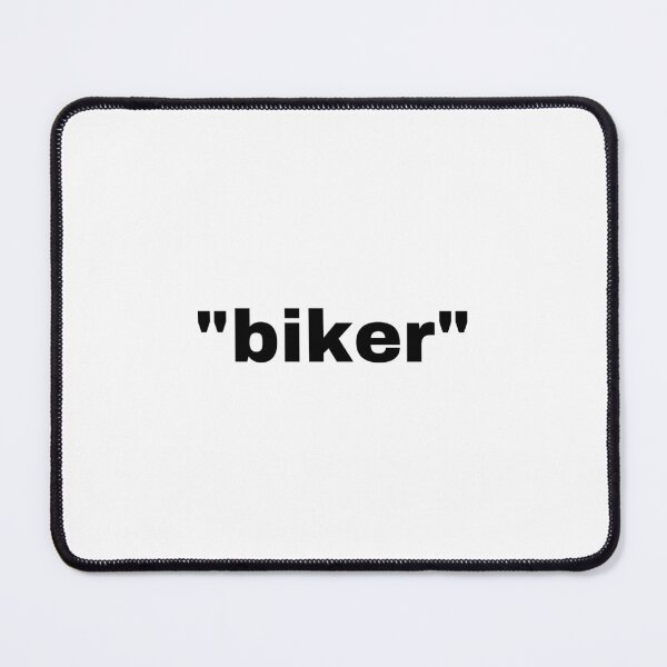 Item preview, "biker" single word with quotation marks designed and sold by JonathanFTR.