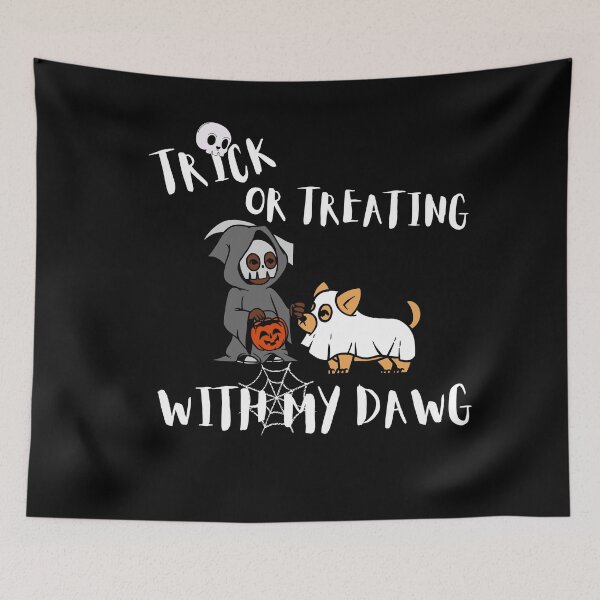 Item preview, Trick Or Treating With My Dawg designed and sold by Quadghouls.