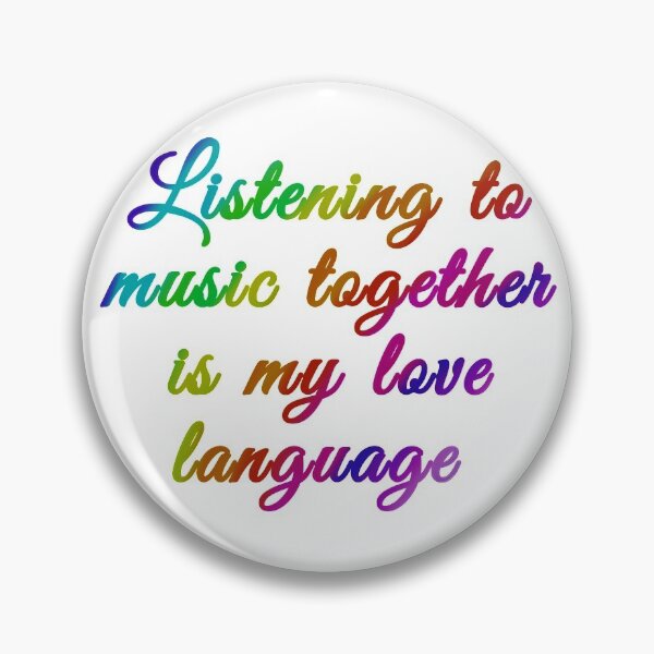 Item preview, Listening to music together is my love language designed and sold by TwaN97.