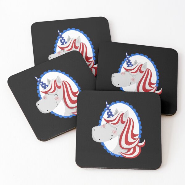 Item preview, Unicorn of 4th of july  designed and sold by AhrenInda.