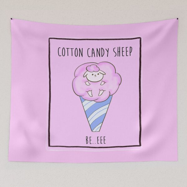 Item preview, Cotton candy sheep classic T-shirt designed and sold by Sweets-trolley.