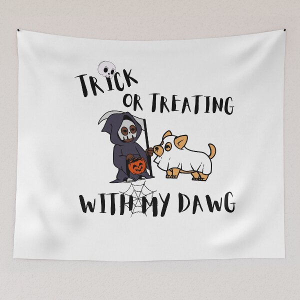 Item preview, Trick Or Treating With My Dawg designed and sold by Quadghouls.