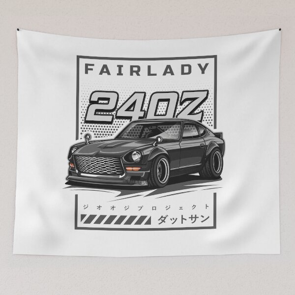 Item preview, Vintage Car Fairlady 240Z (Matte Black) designed and sold by JioojiProject.