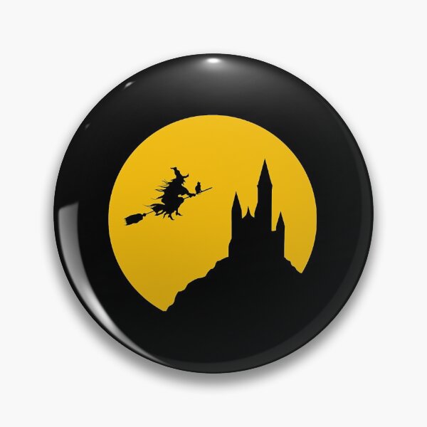 Item preview, Flying Witch Castle halloween  designed and sold by urneitorno.