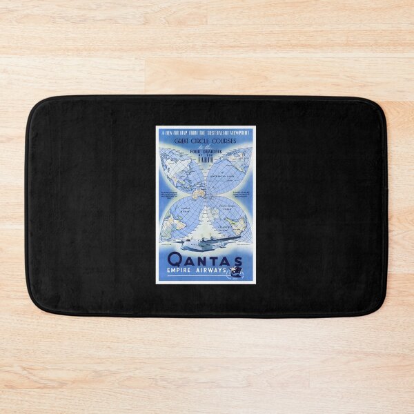 Item preview, Vintage Travel Poster Australia Qantas  designed and sold by elenega.