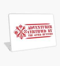 Certified By The Guild of Hunters HORIZONTAL RED Laptop Skin