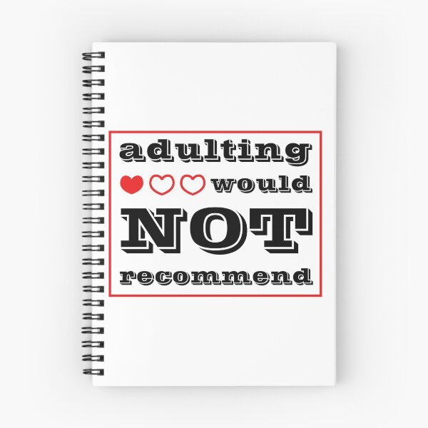 Item preview, Adulting Would Not Recommend designed and sold by RJuliya.