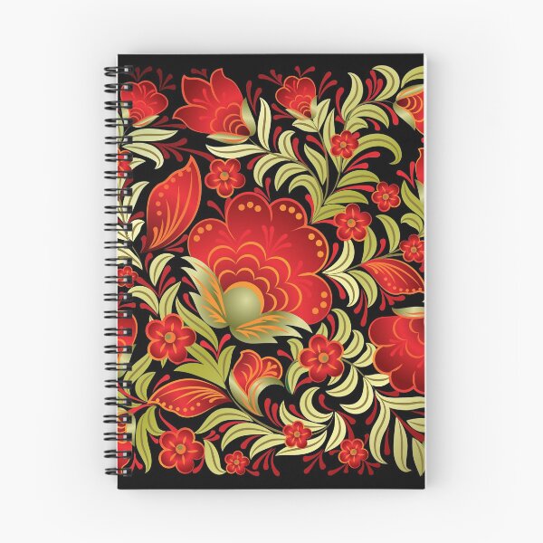 Item preview, khokhloma red flower designed and sold by Aleks96.