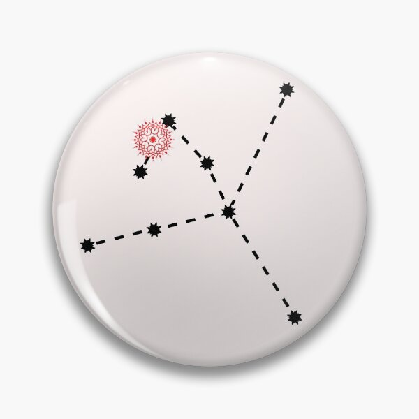 Item preview, Shravana Nakshatra Hindu Vedic Sidereal Astrology Constellation designed and sold by EndlessDoodles.