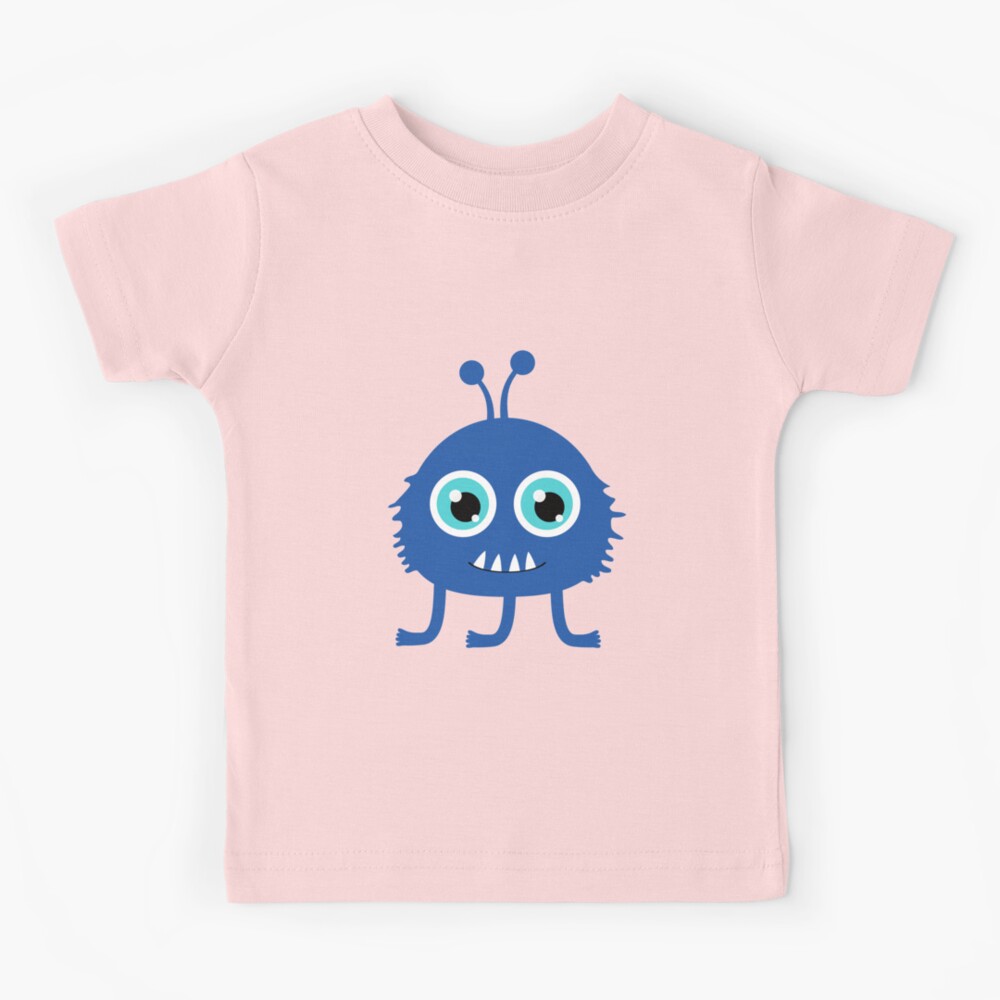 Funny Cool Cartoon Monster Big Face Anime Kids T-Shirt for Sale