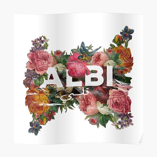 albi-in-arabic-floral-calligraphy-poster-by-herostoore-redbubble