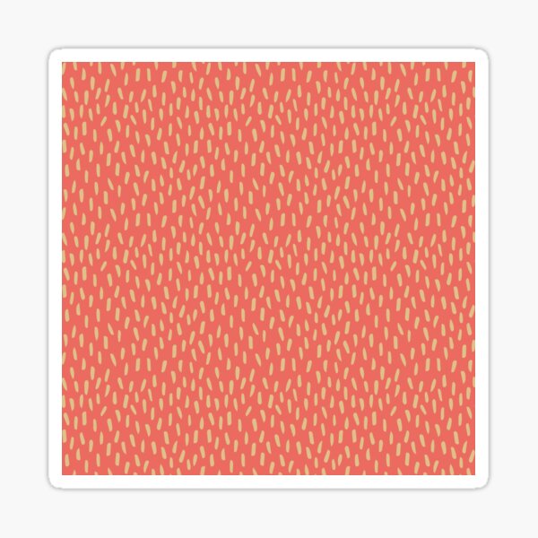 Coral Dash Sticker