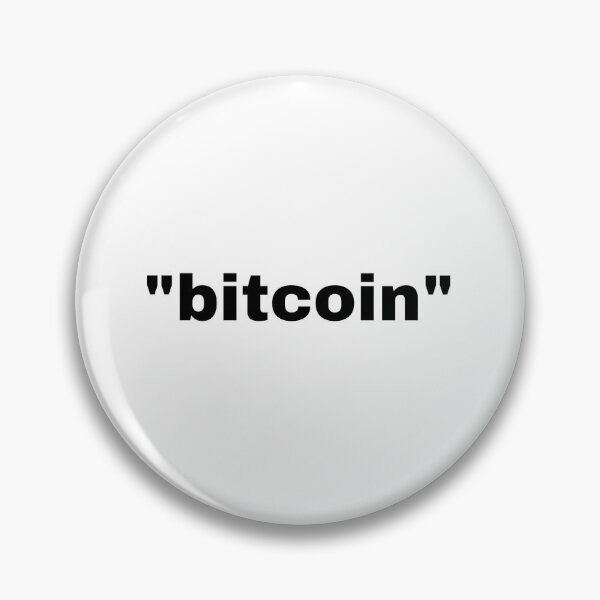 Item preview, "bitcoin" single word with quotation marks designed and sold by JonathanFTR.