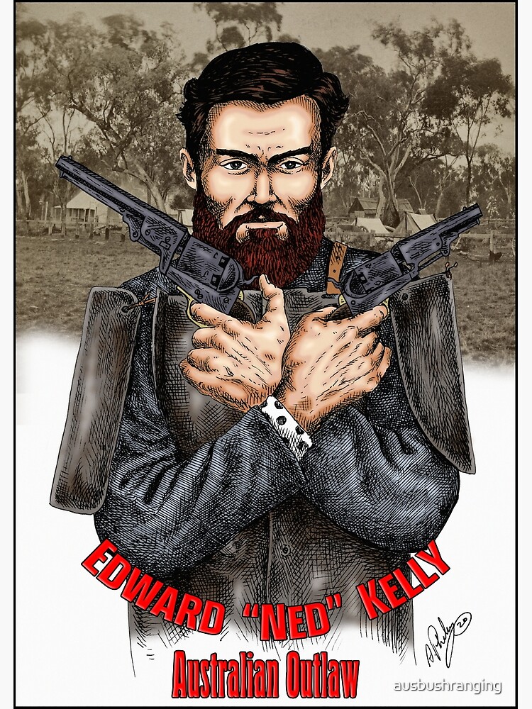 Ned Kelly Australian Outlaw Poster For Sale By Ausbushranging Redbubble 