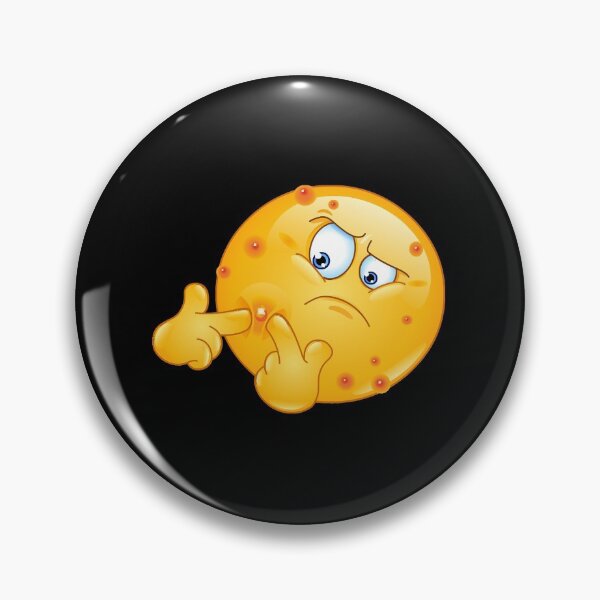 Item preview, Squeezing Pimple Emoji  designed and sold by AhrenInda.