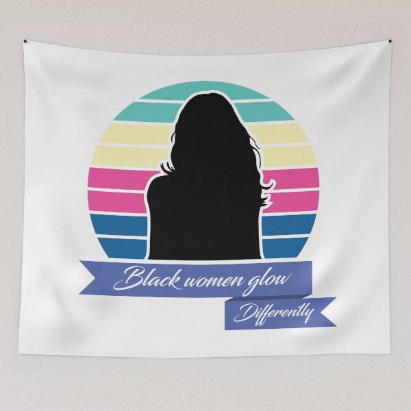 Item preview, Black women glow different designed and sold by 4iman.