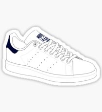 stan smith illustration Blue. Sticker
