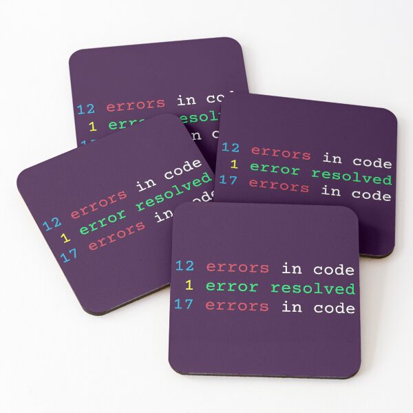 Item preview, 12 errors in code 1 error resolved 17 errors in code black - Funny designed and sold by Programmer's  Life and Humor.