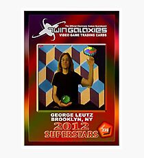 George Leutz Q*Bert Rookie Card Photographic Print