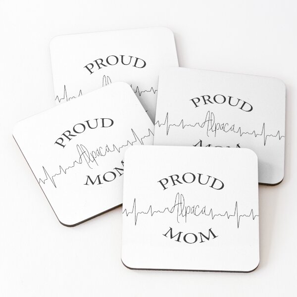 Item preview, Proud alpaca mom heartbeat EKG designed and sold by ProMySign.