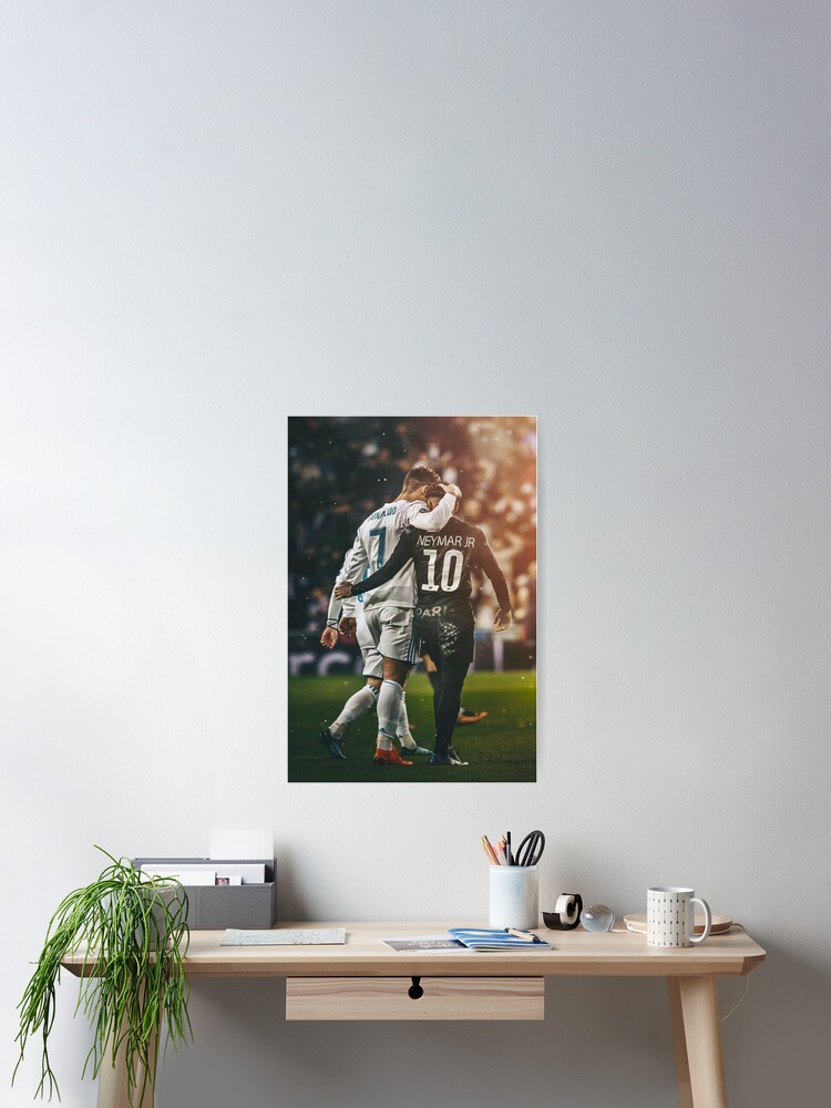 Thumbnail 2 of 3, Poster, Neymar and Ronaldo designed and sold by RickyAchenbac.
