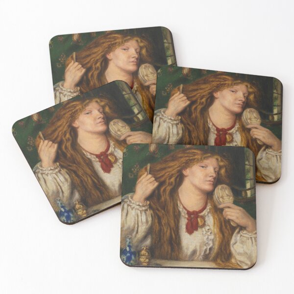 Item preview, Dante Gabriel Rossetti  - A woman combing her hair designed and sold by Vivanne-art.