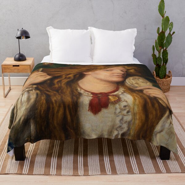 Item preview, Dante Gabriel Rossetti  - A woman combing her hair designed and sold by Vivanne-art.